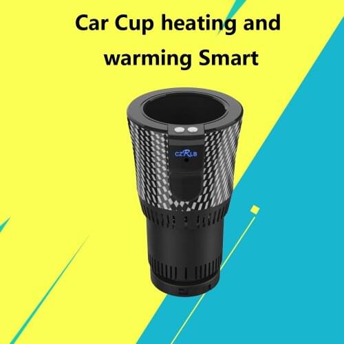 DC 12V 2-in-1 Car Cup heating and warming Smart Car Cup Mug Holder Perfect Car Tumbler Holder for Commuter Road Tripper Present