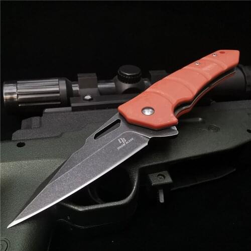 DOOM BLADE D2 Pocket Knife, Sharp Folding Knife, High-quality Hunting Knife, EDC Ball Bearing Quick Knife, Camping Survival Tool