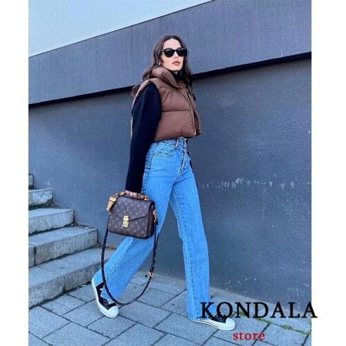 Женские короткие жилеты KONDALA China At AliExpress