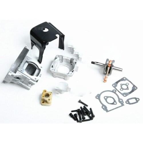 Crankcase and cylinder intake manifold clutch cover fit 26cc 29cc 30.5CC Zenoah for 1/5 hpi rovan km baja Losi 5T FG parts