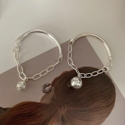 Miuoxion Retro Fashion Personality Party Punk Jewelry Round Ball Bracelet For Women Feature Namour Charm Gift All Seasons