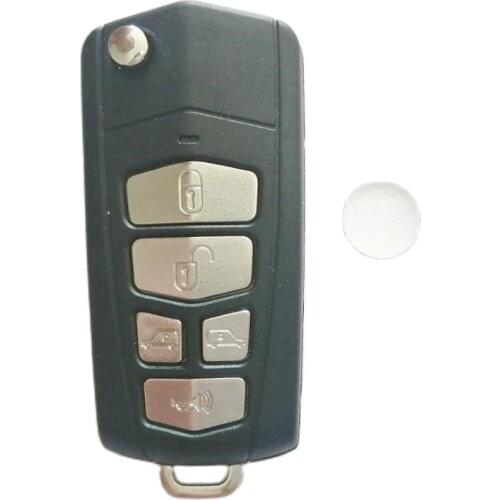2PCS WIth Logo 5 Buttons modified flip remote key case shell Replacement For Kia Sedona Mini Van