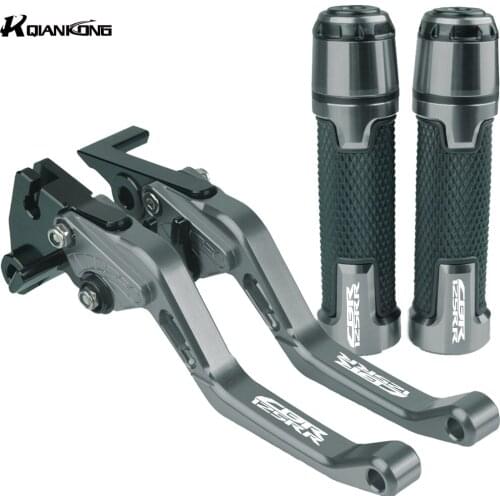 Motorcycle Adjustable FOR HONDA CBR125RR CBR125 RR 2004-2010 aluminum Short Brake Clutch Levers handlebar handle Bar 2005 2006