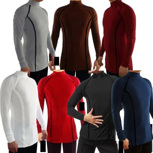 MenS High Neck Professional Latin Dance Tops Ballroom Dance Practice Clothes Long Sleeves Velvet Adult Flamenco Shirt ZH3089
