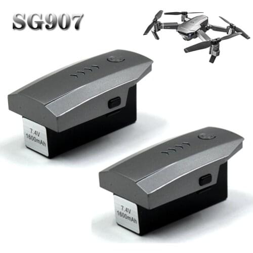 Original 7.6V 1600mAh Lithium Battery For SG907 SG-907 Drones 5G GPS Smart Anti-Shake RC Quadcopter Spare Parts and Bag 2Pcs/set