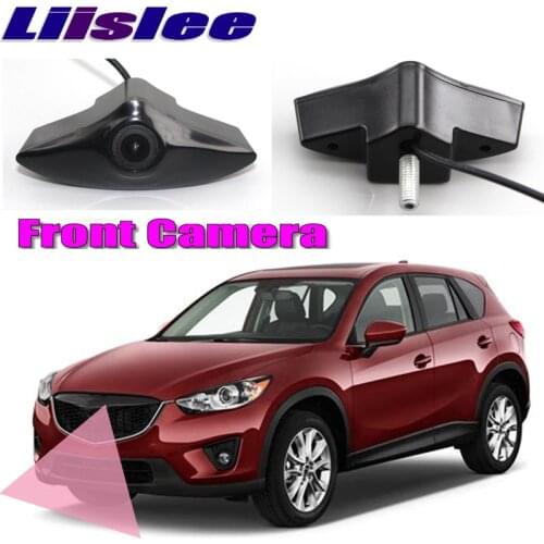 For Mazda CX-5 CX5 KE KF 2012~2020 Car LOGO Front CAM Night Vision Waterproof Wide Angle Degree Embedded Blind Spot Area Camera