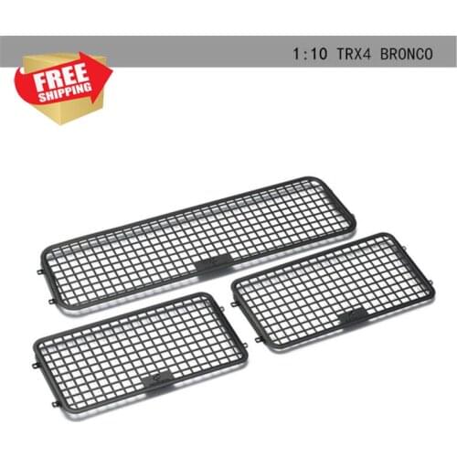 Radio control RC Car DJ 3D car window grille side rear for TRX-4 TRX4 bronco option upgrade parts