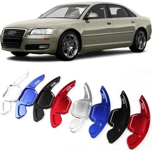 Savanini Alloy Add-On Steering Wheel DSG Paddle Shifters Extension For Audi A8 2008-2017