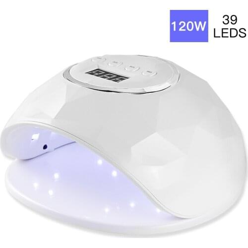 86W UV LED Nail Lamp - LED Gel Nail Dryer with AUTO Sensor & 4 Timer, UV Gel Curing Lamp for Polish Nails for Salon & Home
