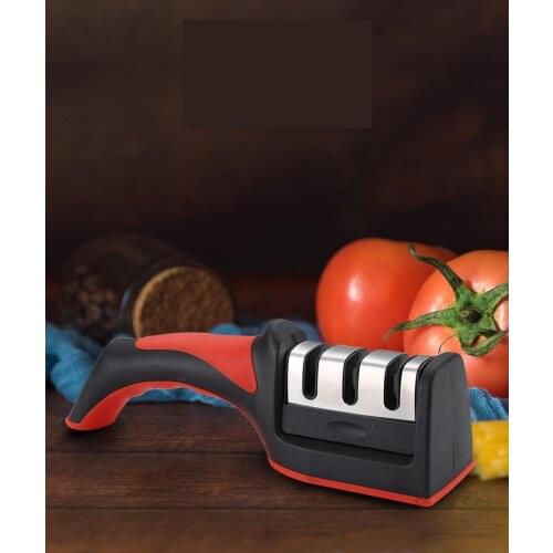 3 Stages Professional Kitchen Sharpening Knife Sharpener Stone Grinder knives Whetstone Tungsten Diamond Ceramic Sharpener Tool