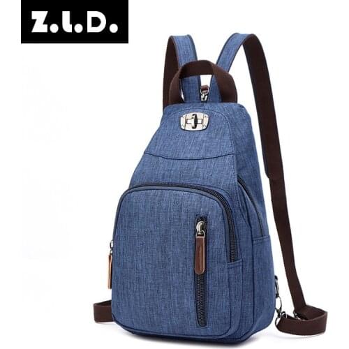 Z.L.D. new womens casual backpack fashion brand designer backpack large capacity short travel backpack student sports backpack