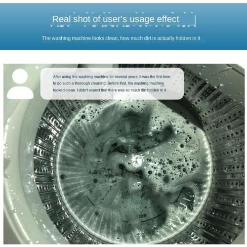 12xWashing Machine Cleaner Effervescent Tablet Deep Cleaning Remover for Laundry