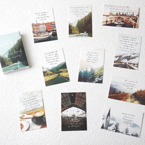 28 Sheets/Set Novelty Intouchables Lomo Card Mini Postcard Greeting Card Birthday Letter Gift Card Message Card