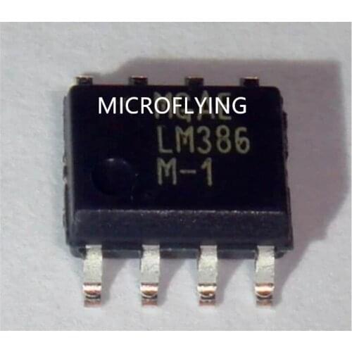 50PCS LM386M-1 LM386M LM386 M-1 SOP8 Audio amplifier IC