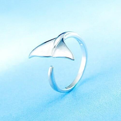 925 Sterling Plated Mermaid Tail Ring