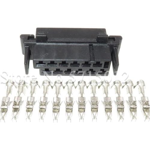 12 Hole 827603-1 927458-1 Female Electric Car Auto Connector Automotive Wiring Harness Socket Plug With Terminals