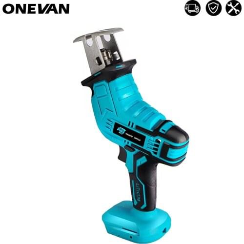 18V Cordless Reciprocating Saw Portable Replacement Electric Saw Metal Wood Cutting Machine Power Tools for Makita 18V Battery