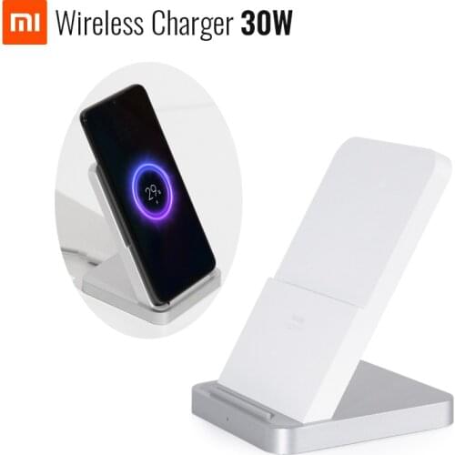 Original Xiaomi Stand Wireless Charger 30W Max For Mi 9 Pro (30W) MIX 4 2S / 3 (10W) Qi EPP Compatible Cellphone (5W) Multi-Safe