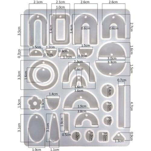 DIY Earrings Resin Molds Bohemian Drop Dangle Acrylic Earrings Epoxy Resin Molds