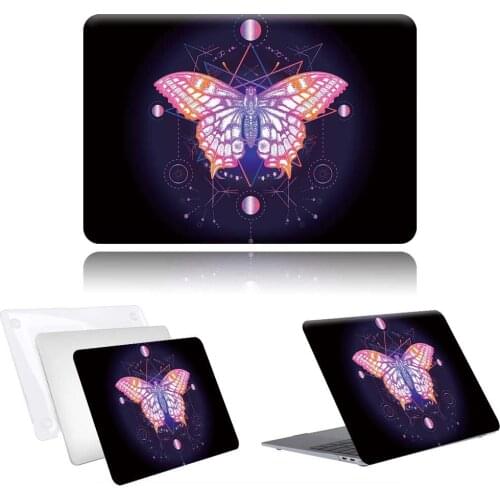 For Apple Macbook 12/Pro 13 A2251 A2289/Pro 13 A2338 Red Butterfly Fasion PC Laptop Case For Fund Air 13 A2337/Pro 15 16/Air 11