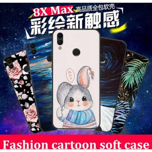 For Huawei Honor 8X Max Case cute cartoon soft phone Case Honor8X Max Cover 8XMax Protection Shell ARE-AL00 back cover fundas