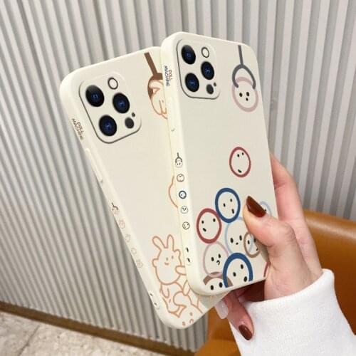 Catch The Doll Pattern Phone Case For iPhone 12 Pro Max 11 X XS XR XSMAX SE2020 8 8Plus 7 7Plus 6 6S Plus Silicone Cover