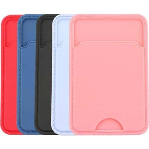 Hot Selling Mobile Phone Silicone Mobile Phone Back Paste Card Holder Set Bus Access Control ID Bank Card Paste In Bags