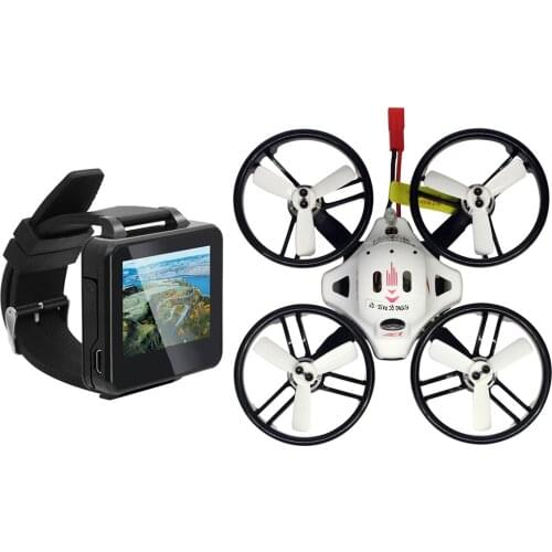 JMT ET125 Micro FPV Racing Drone 800TVL Camera 16CH 25mW 100mW PNP with FPV 2inch 480*240 HD Watch