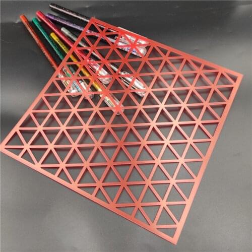 20x20cm red misumi scrapbook stencils spray plastic mold shield DIY cake hollow Embellishment printing lace ruler Easter