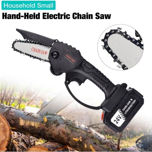 Mini Chainsaw Rechargeable Hand-held Electric Pruning Saw Tool Chain Saw Part Angle Grinder Into Chain Saw
