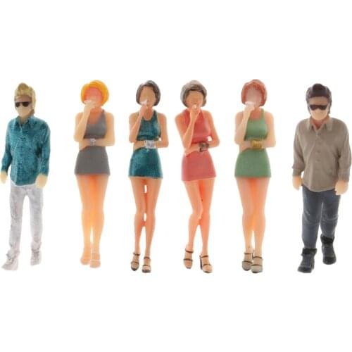 1/64 Miniature Tiny People Model Scene Character Action Figure Sand Table Decoration Accessories