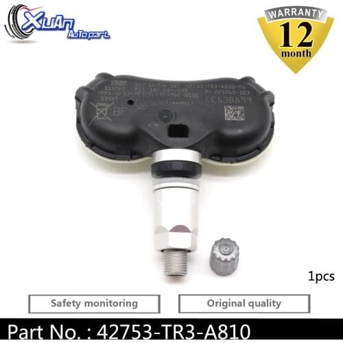 XUAN 1PCS Tire Pressure Monitor TPMS For Acura CSX Honda Civic CR-Z 2XA Element Fit Insight 2MA Odyssey 2MH Touring 42753TR3A81