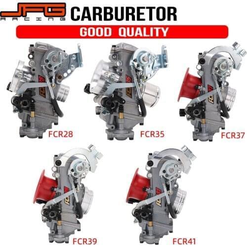 Motorcycle Zinc FCR28 33 35 37 38 39 40 41MM FCR Carburetor Add Power 30% For Keihin CRF450 CRF650 FS450 Husqvarna KTM Dirt Bike