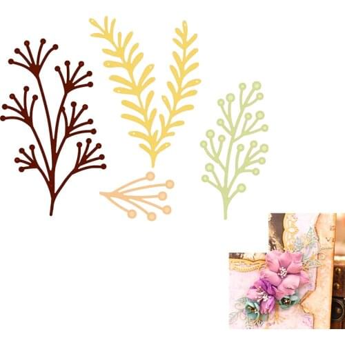 Suitable for metal cutting mold and scrapbook diy paper processing new 3D photo album greeting card flowers and plants mold 2020