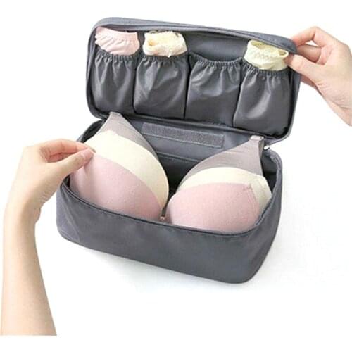 Portable Storage Bag Underwear Bras luggage Organizer Women Travel Cosmetic Makeup Toiletry Wash Storage Pouch Case Bag