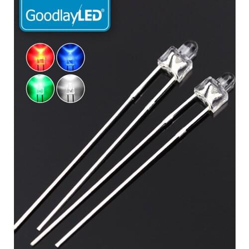 Transparent long feet straight lamp bead