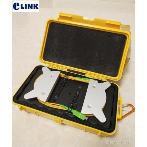 2000M OTDR launch cable box SM 9/125um G652D SC FC APC UPC optical fibre OTDR Dead Zone Eliminator Fiber ring otdr launch cable