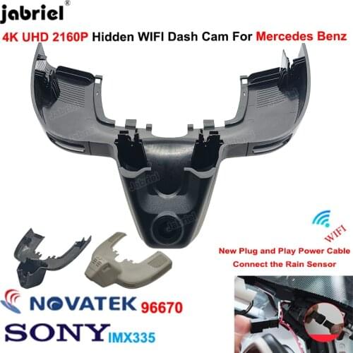 4K Dash Cam 2160P New Wifi Car DVR Cameras Video Recorder for Mercedes Benz GLE w167 c292 GLS x166 GLE 350 400 450 500 43 53 63