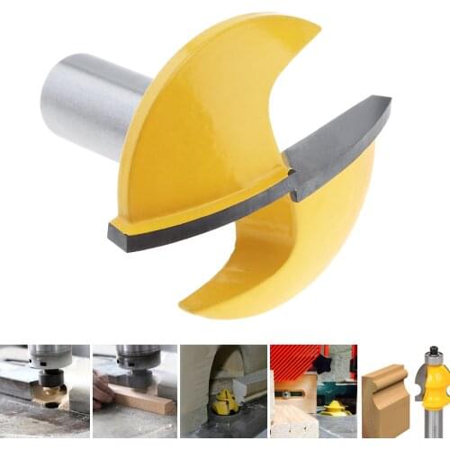 1/2 Inch Round Bottomed Line Milling Cutter 1-3/4 Inch Blade for Particle Board Multi-Layer Board Solid Wood Medium Fibre Board