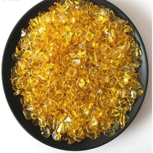 100g CITRINE Chip Stone Yellow Crystals Quartz Stones Healing Home Decor
