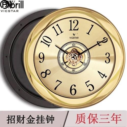 3d Clock Wall Watch Mechanism Kitchen Clock Gold Retro Wall Watches Hotel Luxuary Wall Clocks for Living Room Gorgeous Brilliant