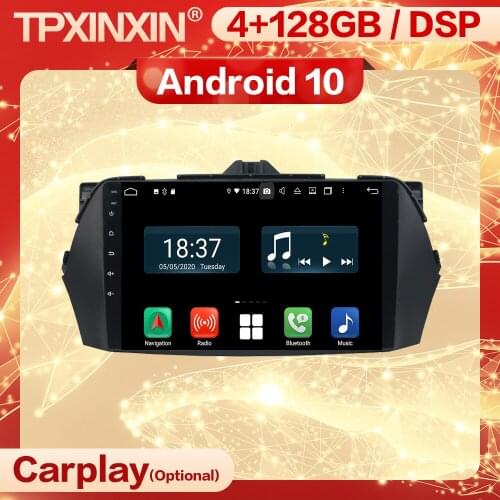 4+128G Carplay 2 Din Android Multimedia Stereo Receiver For Suzuki Ciaz 2013 2014 2015 2016 2017 BT Radio Audio Player Head Unit
