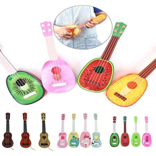 4 String Guitar Fruit Style Ukulele Musical Instrument For Children Kids Gift Toy