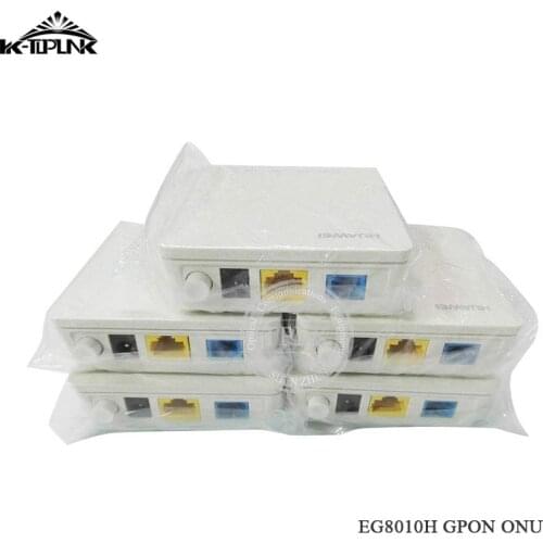 10Pcs Hua Wei EchoLife EG8010H GPON ONU ONT 1GE Port FTTH Fiber Optical Modem No box No Power Adapter Factory Price New Original