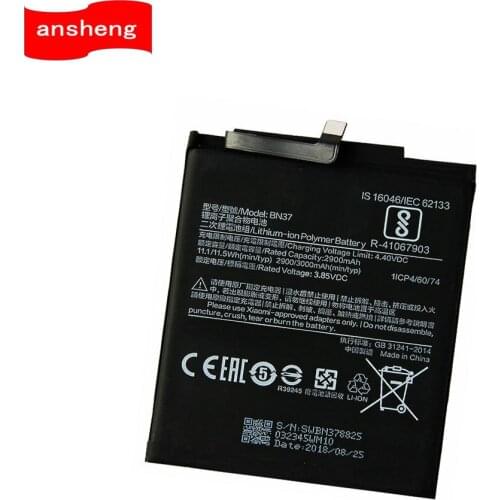 High Quality 3000mAh BN37 Battery For Xiaomi Redmi 6/6A Mobile Phone