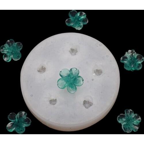 3 Styles Cute 3D Rose Flower Resin Casting Mold Floral Pendant Epoxy Resin Molds