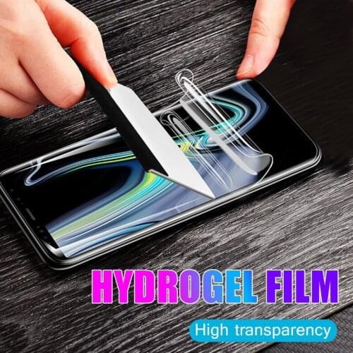 Hydrogel Film For Samsung S21 Ultra J8 J6 Plus 2018 A71 A70 A51 A50 Note 20 10 S20+ S10 Plus S10e A72 A52 M62 Screen Protector