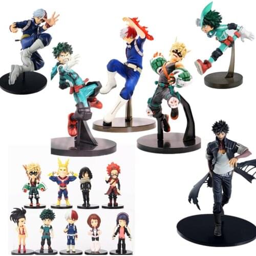 14 Styles Anime My Hero Academia Figure PVC Age of Heroes Figurine Action Model Decorations Doll Toys For Children Suit Figure
