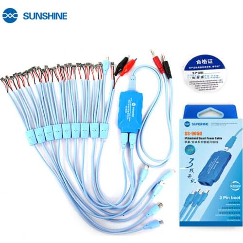 SS-905D For iPhone Samsung Huawei Meizu OnePlus OPPO Phone Service DC Power Supply Current Testing Cable Boot Control line