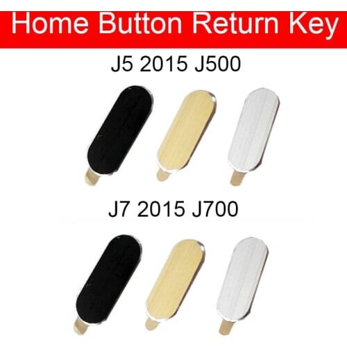 Home Button For Samsung Galaxy J5 J7 2015 J500 J700 Menu Key Fingerprint Recognition Sensor Button Flex Cable Repair Replacement